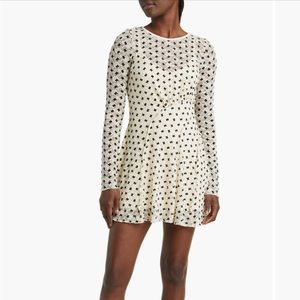 Free People Sheer Delight Long Sleeve Dress worn once for a few hours. Like new